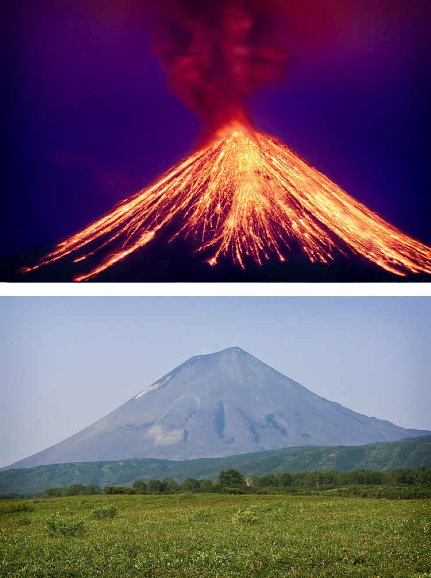 Как называется самый большой вулкан