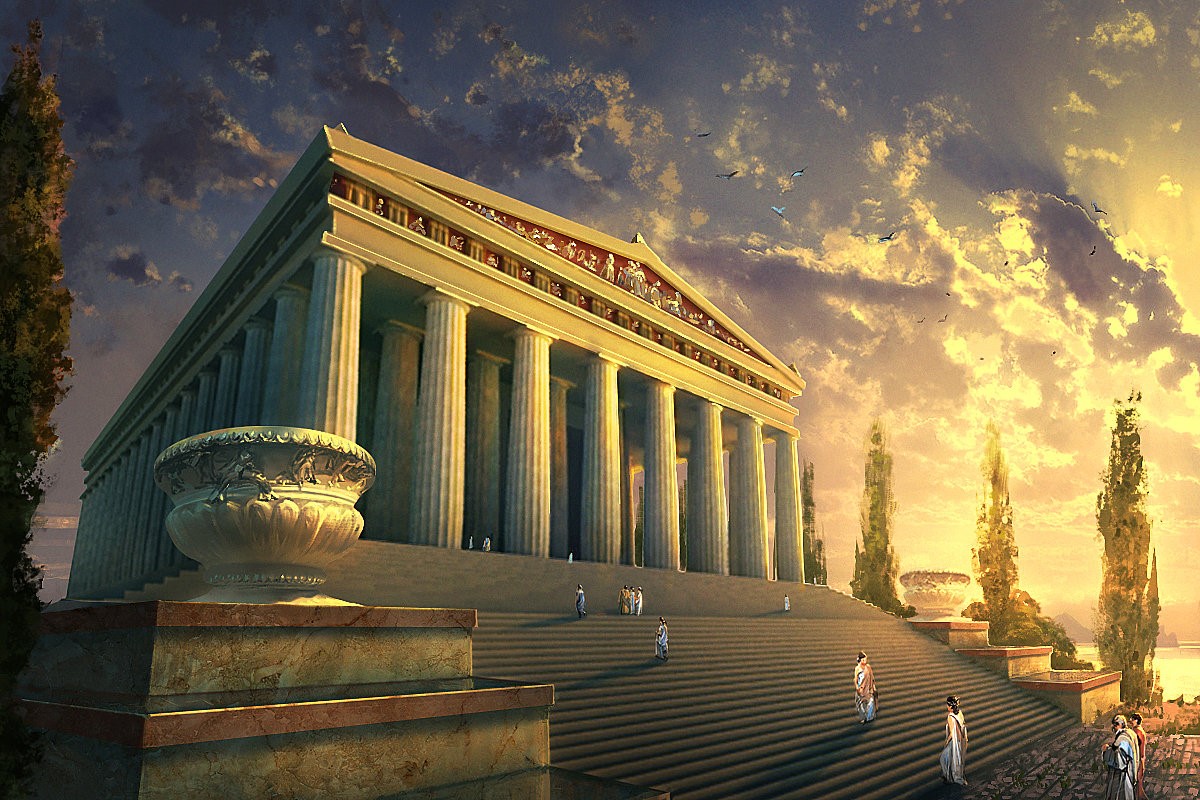 Храм Артемиды Эфесской семь чудес света