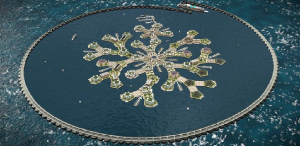 В новом году в океане появится первый плавучий город