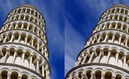 Как и почему возникает иллюзия наклонной башни?
