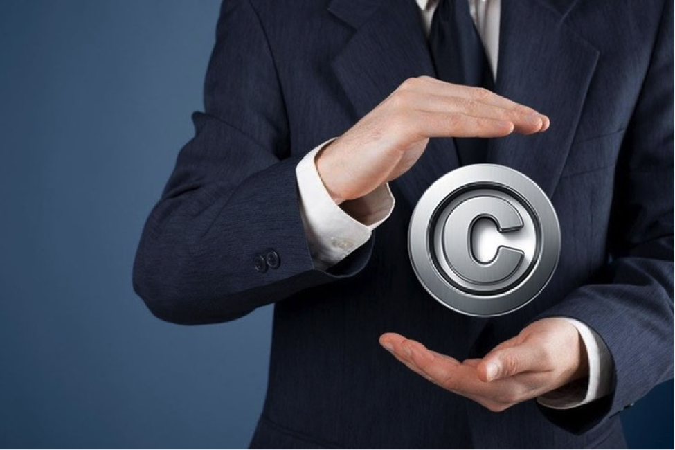 Авторское право. Защита интеллектуальной собственности. Авторское право иллюстрация.